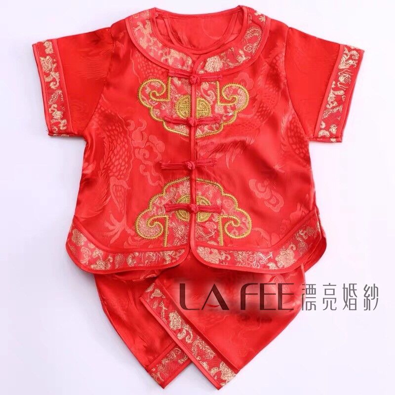 中國風短袖寶寶服